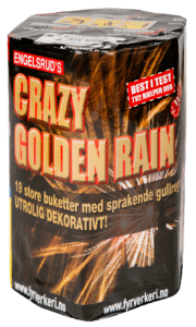crazy golden rain, engelsrud fyrverkeri